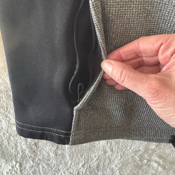 NWOT Spyder Men's Outbound Core 1/2 Zip Pullover Sweatshirt Sweater L Gray Black - Picture 6 of 12